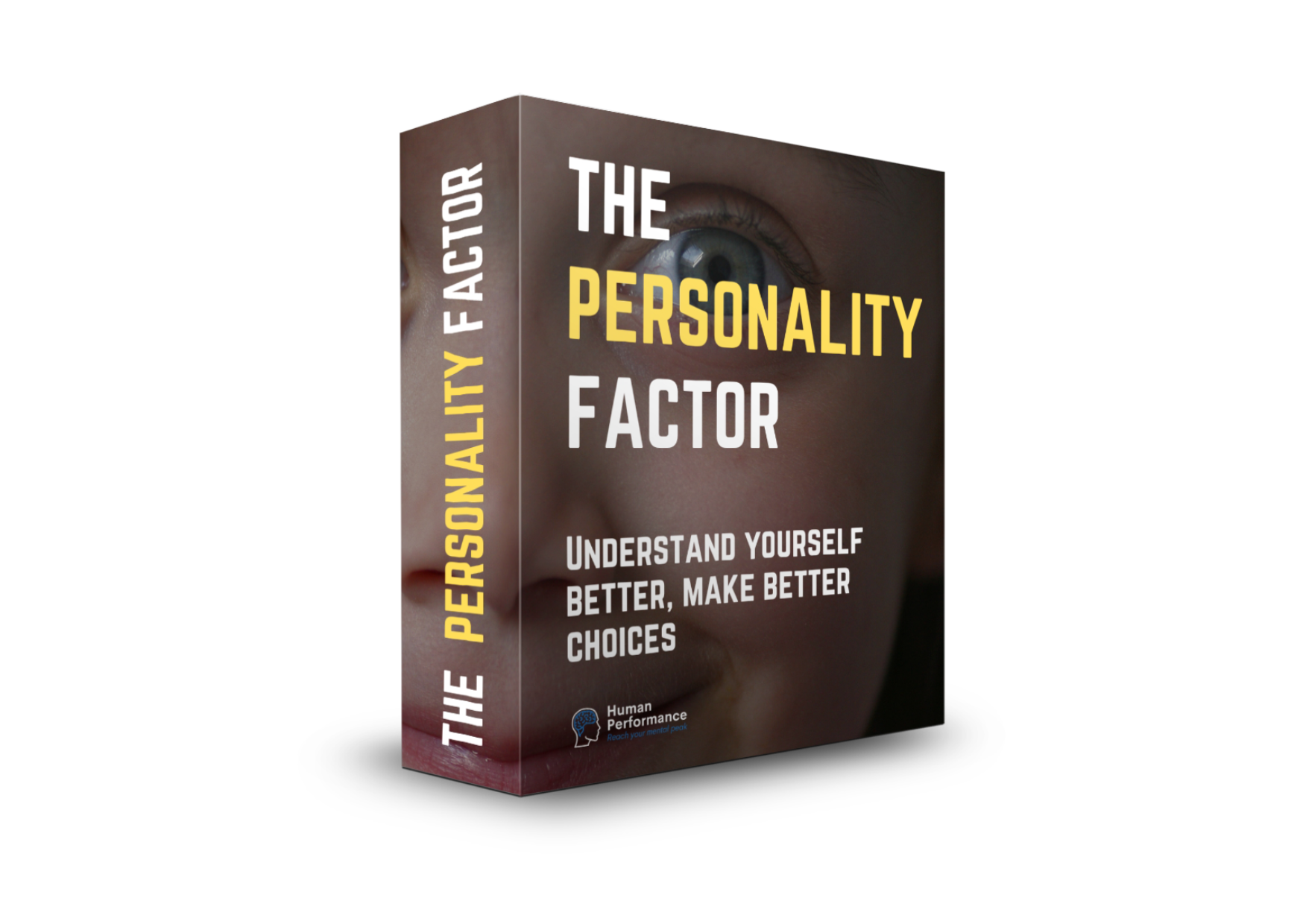 The Personality Factor Box Mockup Large